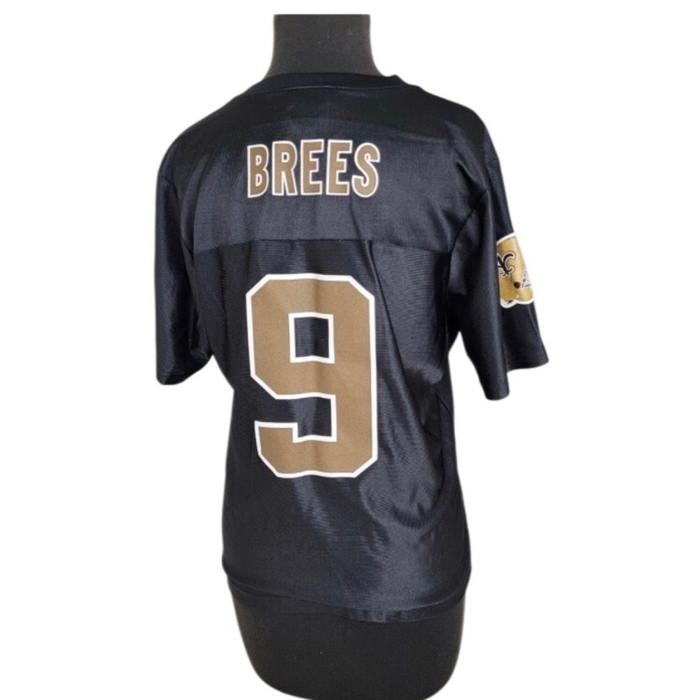 NFL saints Black and Gold drew bread #9 Women's Jersey medium but fits like Sm